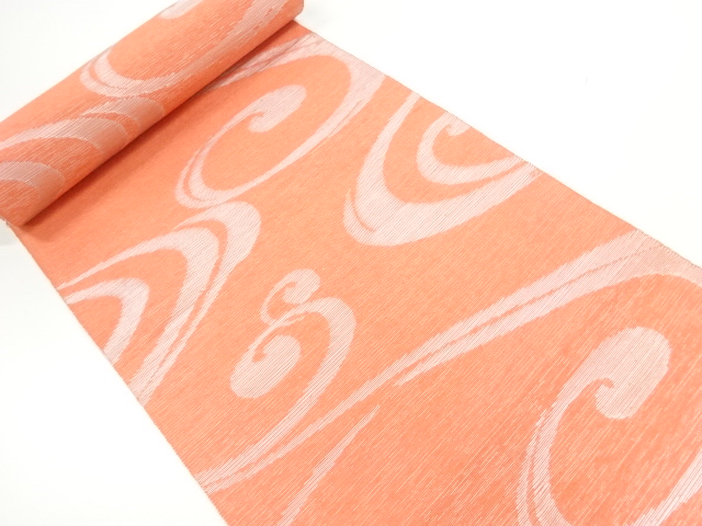 JAPANESE KIMONO / ANTIQUE BOLT FOR HASSUN OBI / WOVEN STREAM